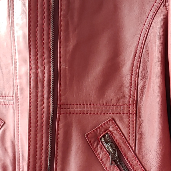 Esprit Lambskin Biker Jacket - Picture 5 of 8
